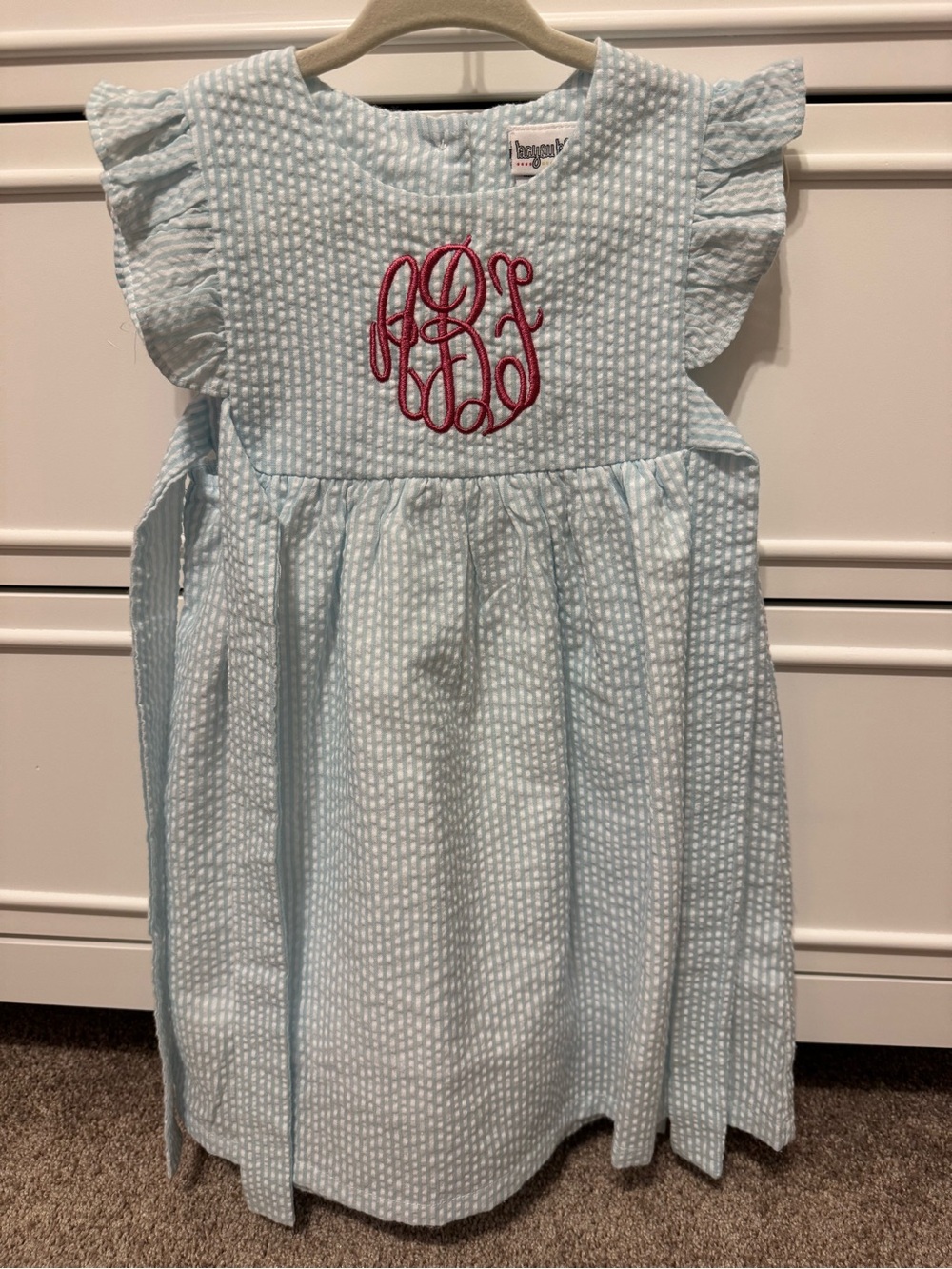 Monogrammed ‘aBf’ Dress